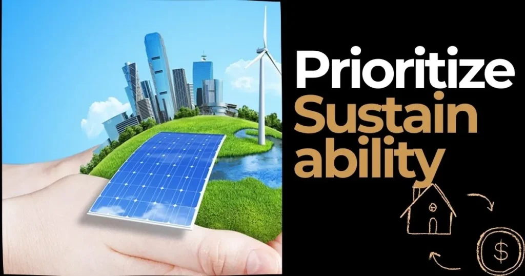 Prioritize Sustainability